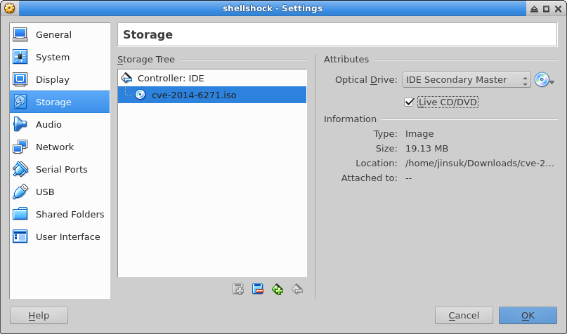VirtualBox CD-ROM ISO file