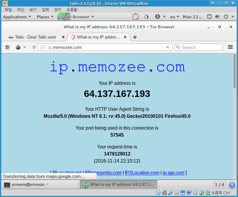 tails os - torbrowser