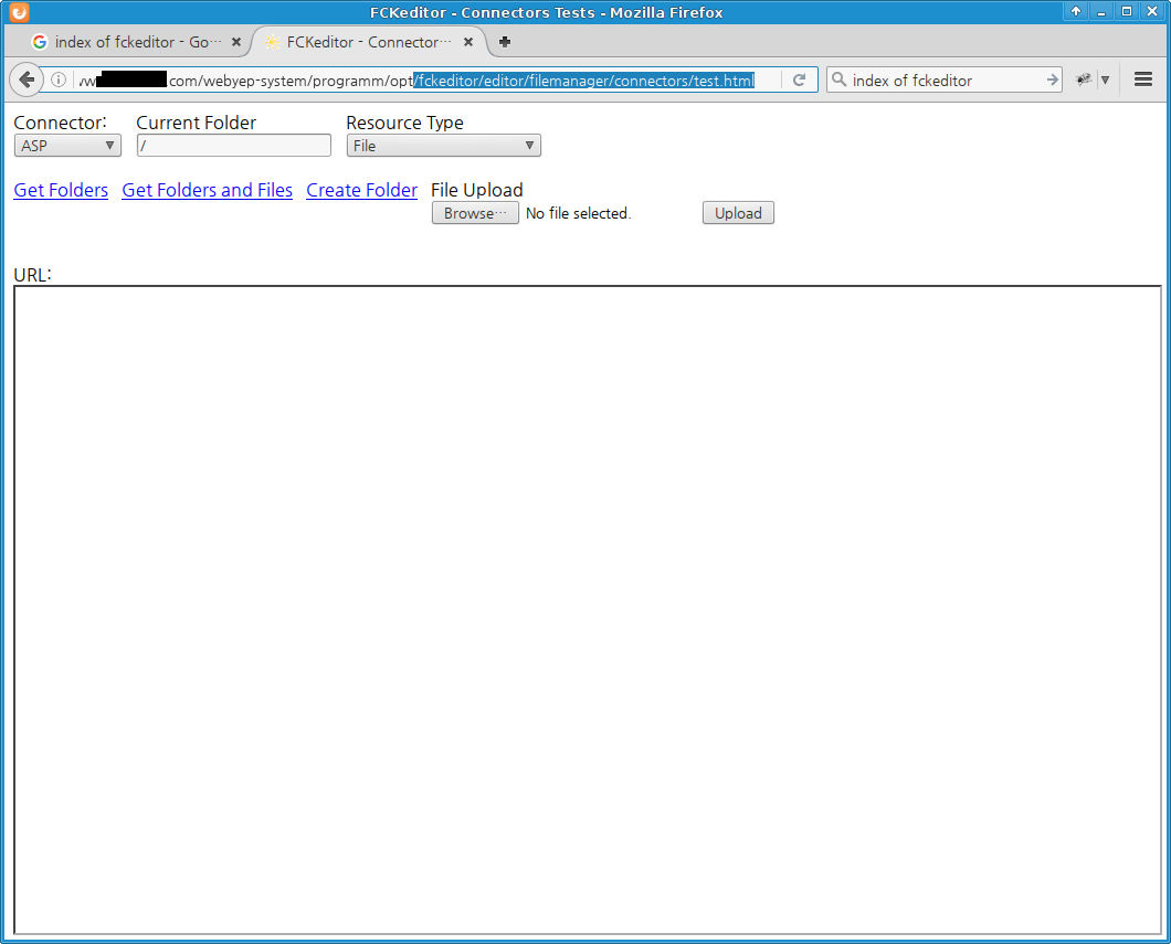 FCKEditor upload/test.html