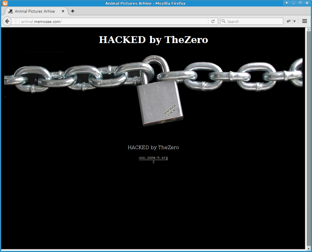 Animal Pictures Archive Defaced