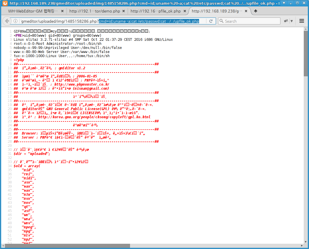wh-webeditor-gmeditor: image webshell exec