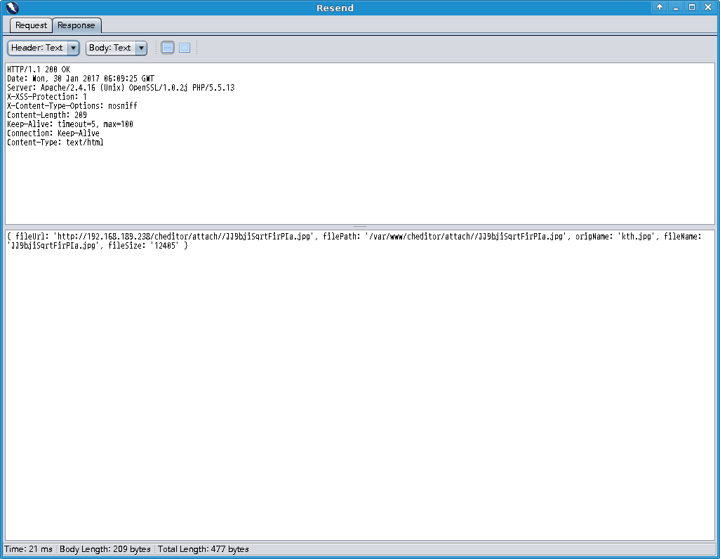wh-webeditor-ch: http response, zaproxy resend