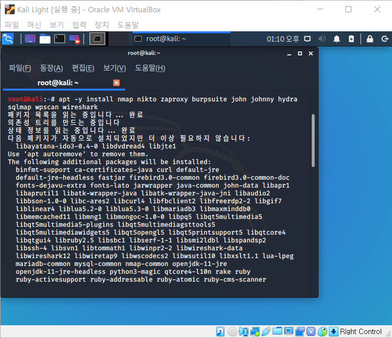 kali-light-apt-install-pentest-tools