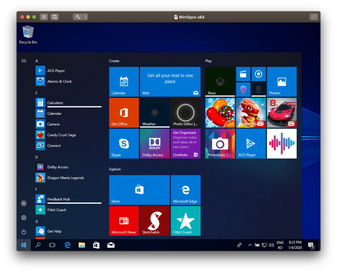 Windows 10 S mode in English