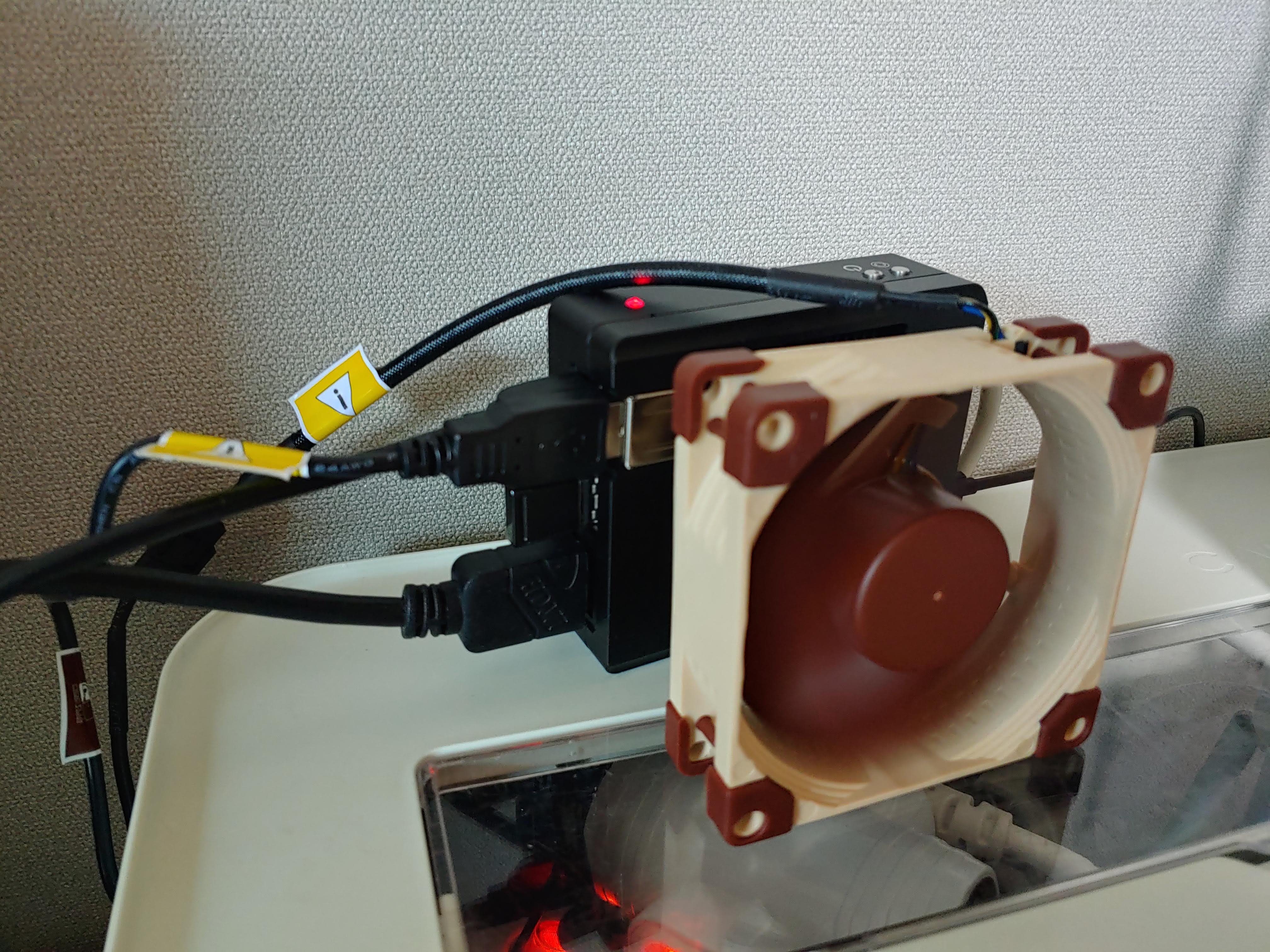 LattePanda cooling with Noctua NF-A8 5V 80mm fan